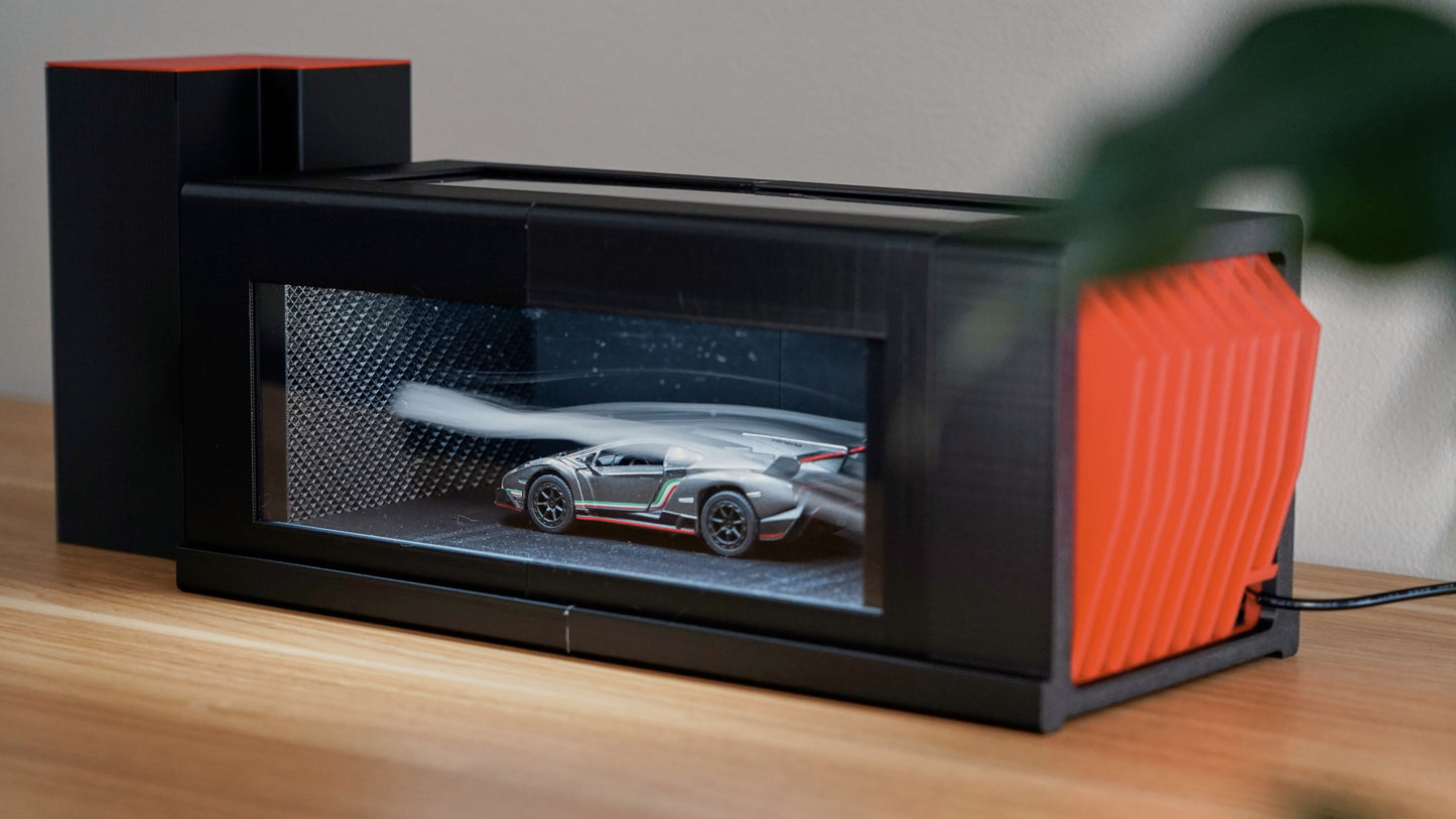 Aeroflow Desktop Wind Tunnel Combo (1:32 Scale Wind Tunnel + Mist Maker)